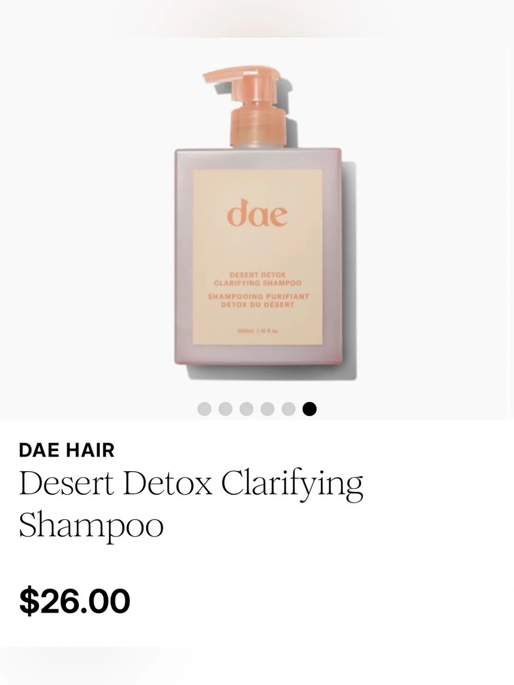 NEW DAE HAIR Desert Detox Clarifying Shampoo